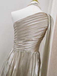 A10778 Migugarment Luxe <span class=keywords><strong>Prom</strong></span> Dresses Voor Damesmode Schuine Schouderbaljurk Maxi Jurk Geplooid Design Slim Fit Jurken - Product Image 6