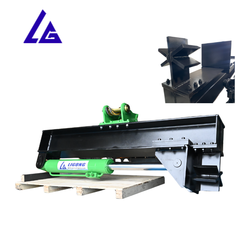 mini excavator wood splitter attachment