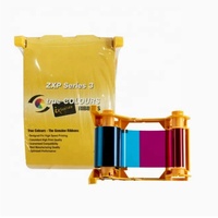 Ruban pour imprimante de cartes Zebra ZXP série 3, couleur YMCKO, 280 impressions, ruban pour machine d'impression