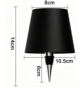 Wiederaufladbare LED-Weinflaschenverschluss-Leuchte Kabellose Likör- und Weinflaschenbeleuchtung Dimmbar für Bars und Heim-Party-Dekoration - Product Image 2