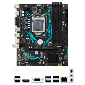เมนบอร์ด M-ATX รุ่นใหม่มาแรงปี 2026 <span class=keywords><strong>B85</strong></span> พร้อมช่องใส่แรม 4 ช่อง รองรับ Intel I7/I5/I3 รุ่นที่ 4 ซ็อกเก็ต LGA1150 มีพอร์ต VGA/HD-MI/M.2 USB3.0 รองรับ DDR3 4 ช่อง ความจุสูงสุด 32GB สำหรับคอมพิวเตอร์ตั้งโต๊ะ - Product Image 3