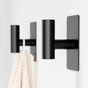 Rustproof Metal Wall Sticker Robe Hook Bathroom Kitchen <b>Storage</b> Door Coat Hooks Strong Wall Adhesive Hooks for Hanging Wall - Product Image 5