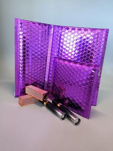 Курьерская сумка с фиолетовыми металлическими пузырьками - Product Image 2