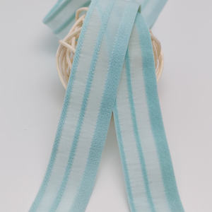 Cinta de nailon personalizada con logotipo, tejido jacquard, para ropa deportiva, banda elástica suave de nailon para cintura de ropa interior - Product Image 1