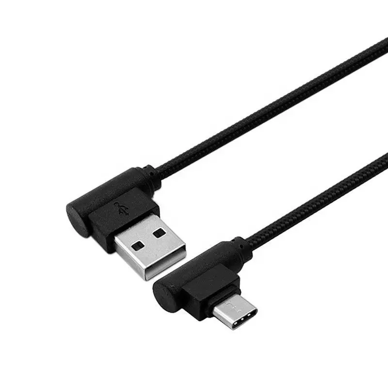 Кабель USB Type-C для быстрой зарядки, 1 м, 5А, алюминиевый медный проводник, 3А, USB-2,0, ПВХ-разъемы, нейлоновые зарядные устройства для мобильных телефонов