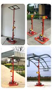 3.7M 4.9m baja pintu gulung Lift <span class=keywords><strong>Hoist</strong></span> kawat tali Sling listrik 220V AC Lift untuk penggunaan rumah kondisi baru - Product Image 3