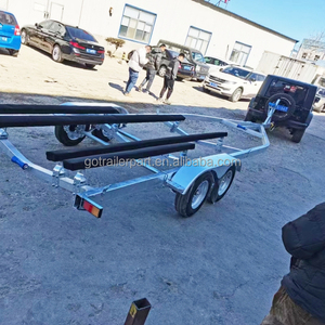 Customized 4 Meter 5.5Meter <b>Yacht</b> Trailer Rubber Raft Inflatable Boat Aluminum Lure Trailer Fiber Reinforced Plastic - Product Image 6