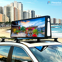 Pantalla LED Pixelpulse para Techo de Taxi, Pantalla LED para Automóvil, P2/P2.5/P3/P4/P5, a Todo Color, Exterior, Impermeable, Montada en el Techo