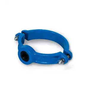 ductile cast iron 1 inch di pipe saddle for ductile iron pipes