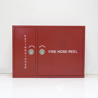 Boîte de bobine de tuyau d'incendie personnalisée de 30m peinte en rouge pour les projets de construction accessoire d'équipement de lutte contre l'incendie