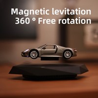 Modelo de Coche de Levitación Magnética, Elegante Regalo Empresarial para Novio, Juguetes de Moda, Material Metálico, para Regalos de Cumpleaños y San Valentín