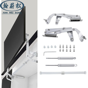 Soportes hidráulicos de acero inoxidable HAN WEI SONG para puertas correderas verticales, para gabinetes de cocina y elevadores de microondas. - Product Image 3