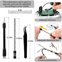 Kit de tournevis de précision magnétique portable YiYun MT-T138 138-en-1, manche en acier et plastique de haute qualité, outil de réparation électronique OEM