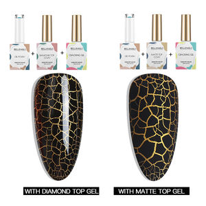 Bellinails-esmalte de Gel craquelado semipermanente, laca de secado rápido para uñas artísticas, No necesita lámpara UV <span class=keywords><strong>LED</strong></span> - Product Image 3
