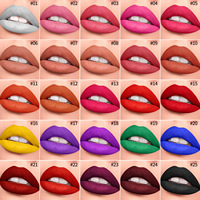 Gloss à lèvres mat végétalien personnalisable avec logo, imperméable, longue durée, maquillage minéral avec fonction hydratante, palette de rouge à lèvres crème