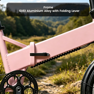 Bicicleta Urbana Familiar Plegable de Aluminio con Motor de 250w, Pantalla TFT, Frenos de Disco Hidráulicos y 7 Velocidades, Modelo LW-EFK021, Gran Venta - Product Image 3