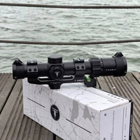 Lunette optique HD 1.2-6X24 IR avec tube de 30 mm et montage monobloc pour les sports de plein air