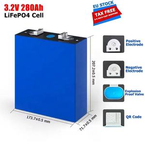 LF280 3.2V 280Ah ad alta capacità 304Ah Prismatic batteria agli ioni di litio a doppio foro borchie versione per accumulo di energia solare per auto EV - Product Image 2