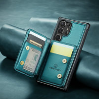 CaseMe 2-en-1 étui portefeuille détachable en cuir pour Samsung pour Galaxy S24/S24 Plus/S24 Ultra Newest Magnetic Flip pour Samsung