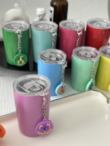 Nueva Mini copa de vino de doce constelaciones, taza de agua creativa, Simple, lindo Color caramelo, portátil, taza de bolsillo para exteriores, aspiradora clásica - Product Image 6