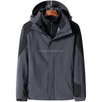 99909 Hiver, Sweat à capuche en jersey monocouche color-block, avec fermetures éclair YKK amovibles sur le haut et le bas, extérieur en PPU imperméable, Service OEM