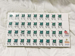 Custom American <b>Mahjong</b> <b>Set</b> 160 Tiles Acrylic Professional <b>Mahjong</b> Game Personalized Logo Portable Travel <b>Mahjong</b> <b>Set</b> for Gift - Product Image 5