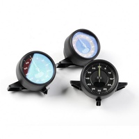 Horloge numérique de tableau de bord chromée pour Porsche 911 991 version sport, chronomètre, boussole 2012-2019