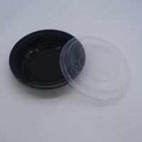Contenants alimentaires jetables en plastique de style américain, compatibles micro-ondes, étanches, pour la préparation des repas et la conservation de la fraîcheur