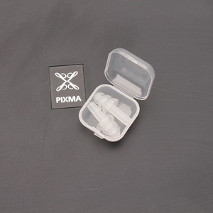 Yıkanabilir silikon kulak tıkaçları fabrika toptan gürültü azaltma kulak tıkaçları toptan SNR 38dB kulak fişi siyah mavi renk - Product Image 4