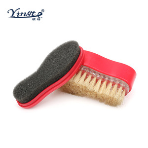 Cepillo para Zapatos Yinste de Cerdas Suaves, Pelo de Cerdo, 2 Piezas, Cepillo de Limpieza para Eliminar Manchas - Product Image 3