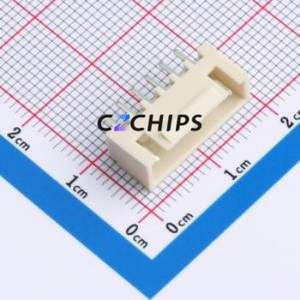 ZX-HA2.54-6PZZ-GW Wire-to-Board Pin Header Through hole Component (THT),P=2.5mm Connector 1x6P 2.5mm Through Hole 6P - Product Image 1