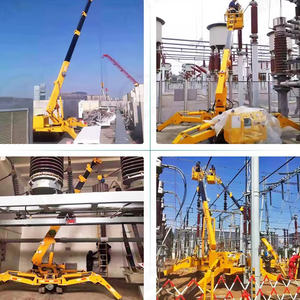 معدات بناء: رافعات عنكبوتية بذراع تلسكوبي بحمولة 1.5-8 طن، رافعة زاحفة هيدروليكية صغيرة للبيع - Product Image 4
