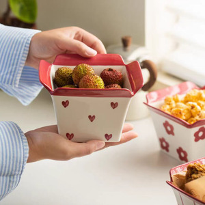 Venta Directa de Fábrica, Juego de Tazones de Cerámica Ecológicos de 6 Pulgadas, Estilo Europeo, para Aperitivos y Fideos Instantáneos, Excelente Apariencia - Product Image 5