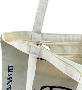Factory Direct Sales Bag Tote Custom Logo <b>Small</b> White Organic Canvas Fabric for Bag Making Foldable Reusable Bag Cotton <b>Shopping</b> - Product Image 5