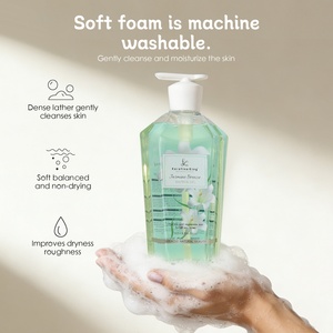 Gel de Ducha Exfoliante Corporal Natural y Orgánico de Marca Privada, Más Vendido, con Aroma a Limón, Gel de Ducha Aclarante - Product Image 4