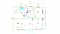 Maison en conteneur extensible à double aile de 20 pieds avec fenêtre du sol au plafond Espace de vie personnalisable