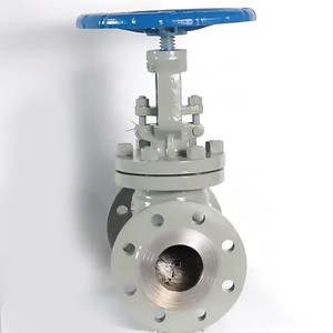 วาล์วควบคุมการไหลแบบมือหมุน DN100 4 นิ้ว คลาส 150LB PTFE Wcb เหล็กหล่อ สำหรับน้ำและน้ำมัน แบบหน้าแปลน - Product Image 1