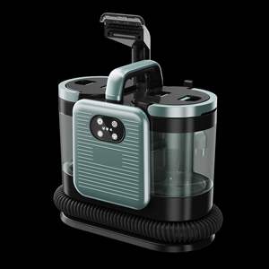 Nettoyeur de tissus pour canapé 1600W, stérilisation à la vapeur, pulvérisation et aspiration intégrées, nettoyeur de tapis, rideaux et matelas, cordon de 5 m, tuyau de 1,9 m - Product Image 3