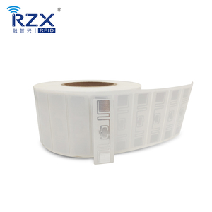 <span class=keywords><strong>RFID</strong></span> тег UHF FM13UF0051E чип 45*19 мм бумага с покрытием <span class=keywords><strong>RFID</strong></span> наклейка со штрих-кодом и логотипом смарт-этикетка - Product Image 6