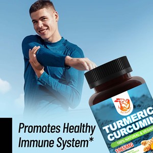 Cápsulas de Cúrcuma y Curcumina 100% Naturales y Veganas OEM ODM, Favorecen la Salud de las Articulaciones y el Bienestar, Promueven un Sistema Inmunitario Saludable - Product Image 2