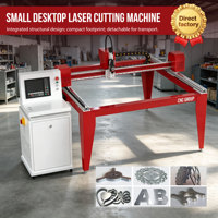 Cortadora Láser de Fibra CNC de Escritorio, 1500W, para Láminas Metálicas de 0-10mm (Latón/Acero), Diseño Portátil y Desmontable |   Alta Precisión
