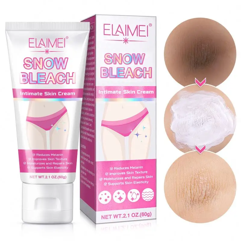 ELAIMEI Smooth Skin Face And Body Brighten Whitening Cream Snow White Bleach Cream for Private Part Intimate Areas