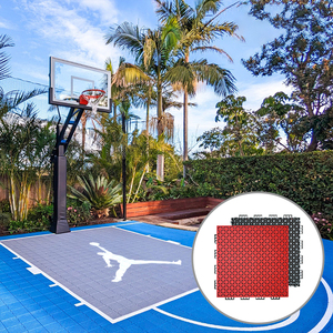 Baldosas de suelo de <span class=keywords><strong>cancha</strong></span> de <span class=keywords><strong>baloncesto</strong></span> entrelazadas modulares de plástico PP para exteriores portátiles, <span class=keywords><strong>cancha</strong></span> de <span class=keywords><strong>baloncesto</strong></span> - Product Image 1