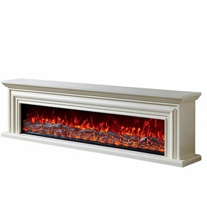 <span class=keywords><strong>Console</strong></span> TV moderne en bois style Normcore avec foyer électrique, à gaz ou à vapeur, économique, autoportante pour salon - Product Image 3