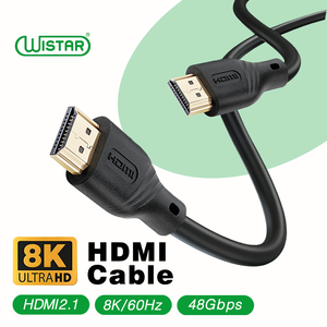 Wistar สาย2.1 <span class=keywords><strong>HDMI</strong></span> 8K ความเร็วสูงพิเศษ1.5m รับรองความเร็วสูงรองรับฮาร์ดดิสก์แบบไดนามิก8K 60Hz 4K 120Hz - Product Image 1