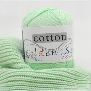 Fil à crocheter en <span class=keywords><strong>coton</strong></span> mélangé teint, 50g/pelote, prix abordable, vente en gros d'usine, pour tricot et couture de pulls pour bébés - Product Image 3