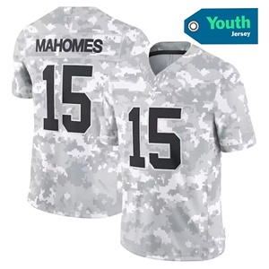 Maillots de haute qualité pour jeunes enfants du Kansas 15 # Patrick Mahomes 87 # Kelce 10 # Maillots de football américain cousus Pacheco avec logo - Product Image 6