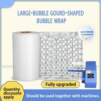 Rouleau de film gonflable personnalisé de 30 cm de large, 30x30 cm, 15 µm PE, 300 m pour le remplissage de vide et la protection des colis e-commerce