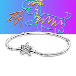 2021 HotSales New Design High Quality 925 Sterling Silver Jewelry For Bracelet 925 Fit Pando DIY Charms Bracelet