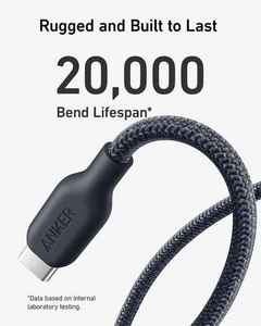 Cable Anker 544 de 240W USB C a USB C de 3 pies 2.0 de Bio-Nylon para Carga Rápida, Compatible con A80F5, Cable USB C a USB C de 240W para iPhone 16 A80F - Product Image 3